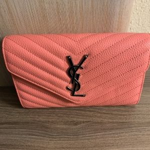 Salmon pink crossbody